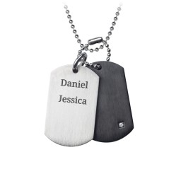 Perfect Balance Dog Tag Necklace