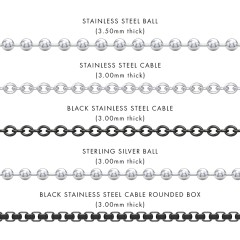 Men’s Beveled Silver Cross Pendant with Birthstone