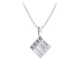 Men’s Engravable 4-Stone Pendant