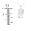 Men’s Engravable “Dad” Pendant – Sterling Silver