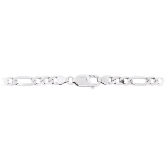 Men's Sterling Silver Chunky Rectangle Link Chain 22-26