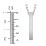 Men’s Engravable Vertical 3D Bar Necklace – Stainless Steel