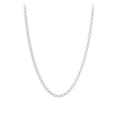 Men's Sterling Silver 22" Rolo Chain Necklace