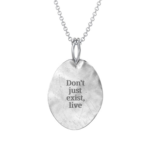 Men's Engravable Ancient Skull Necklace