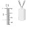 Men’s Engravable Dog Tag Urn Necklace - Stainless Steel – Stainless Steel