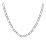 Men's 20" Figaro Chain Necklace in Stainless Steel - 8mm – Stainless Steel