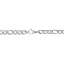 Men's 22" Figaro Chain Necklace in Stainless Steel - 5mm