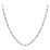 Men's 22" Figaro Chain Necklace in Stainless Steel - 5mm – Stainless Steel