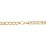 Men's 20" Figaro Chain Necklace in Yellow Stainless Steel - 5mm – Stainless Steel
