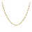 Men's 20" Figaro Chain Necklace in Yellow Stainless Steel - 5mm – Stainless Steel