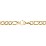 Men's 20" Figaro Chain Necklace in Yellow Stainless Steel - 8mm – Stainless Steel