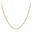 Men's 22" Figaro Chain Necklace in Yellow Stainless Steel - 5mm – Stainless Steel