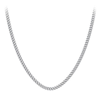 Men's 22" Cuban Chain Necklace in Stainless Steel - 5mm