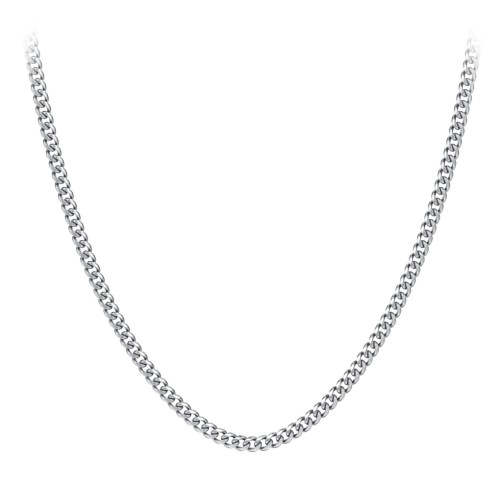 Men's 22" Cuban Chain Necklace in Stainless Steel - 5mm – Stainless Steel