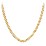 Men's 22" Cuban Chain Necklace in Yellow Stainless Steel - 8mm – Stainless Steel
