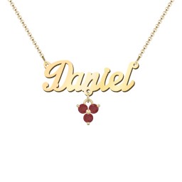 Personalized Name Necklace in 18K Gold Plated Silver