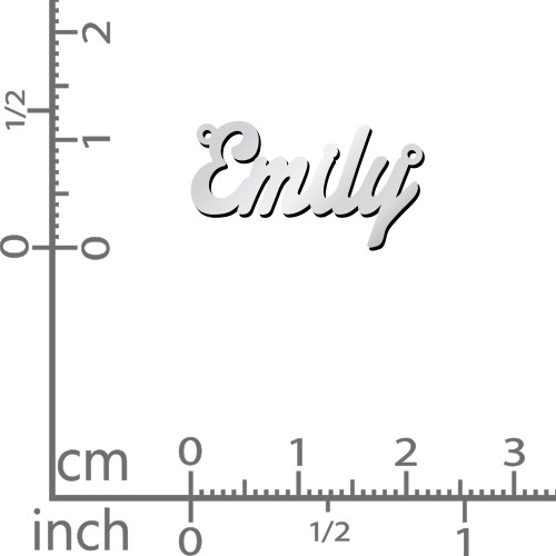 Personalized Name Necklace – Sterling Silver