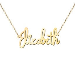 Personalized Name Necklace in 18K Gold Plated Silver