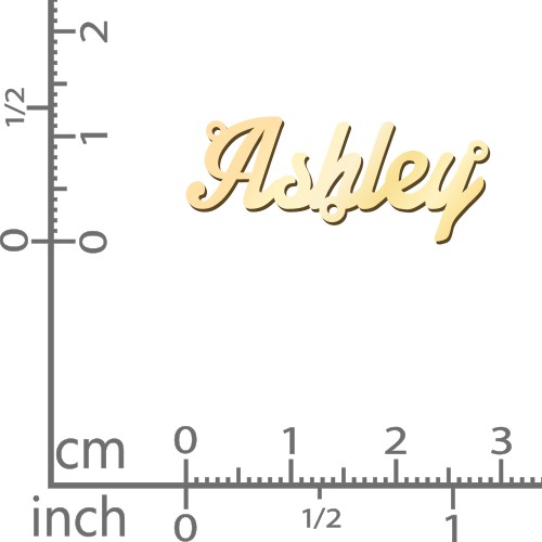 Personalized Name Necklace – 18K Gold Plated Silver with Cubic Zirconia