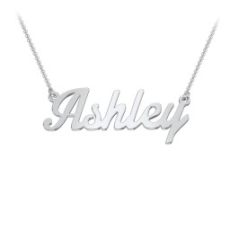 Personalized Name Necklace in 925 Sterling Silver with Diamond