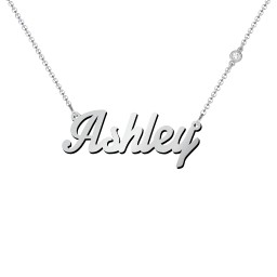 Personalized Name Necklace in 925 Sterling Silver