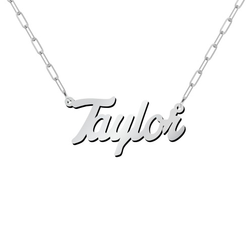 Personalized Name Necklace – Sterling Silver