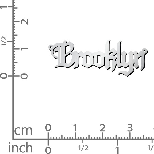 Personalized Name Necklace – Sterling Silver