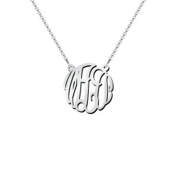 Monogram Name Pendant