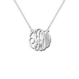 Monogram Name Pendant