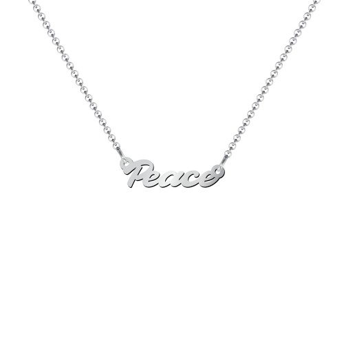 Dainty Personalized Name Necklace for Ukraine Support
