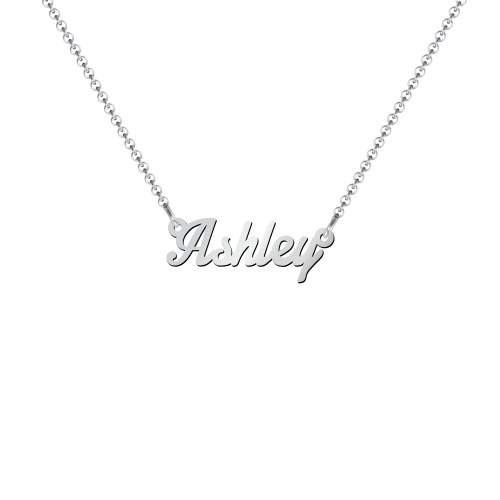 Dainty Personalized Name Necklace – Sterling Silver
