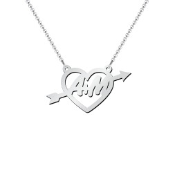 First Love Initial Heart Necklace