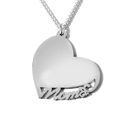 Filled With Love Mom Heart Necklace