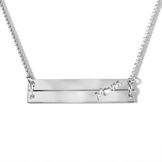 Made For Mom Double Bar Necklace