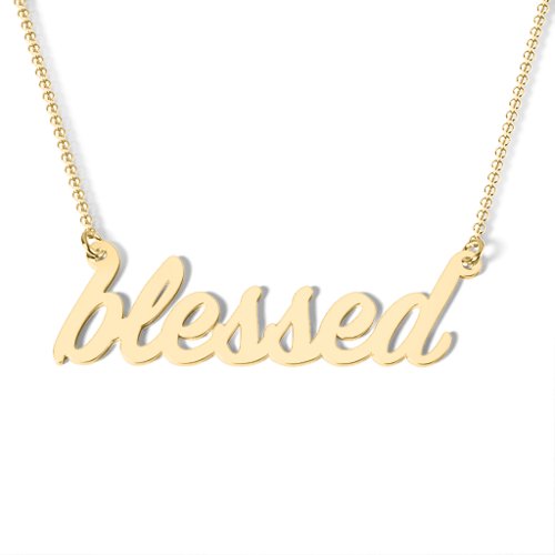 Feeling Blessed Necklace – 10K Yellow Gold