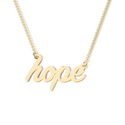 Have Hope Necklace – 10K Yellow Gold