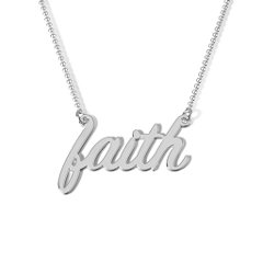 Have Faith Necklace – 10K Yellow Gold