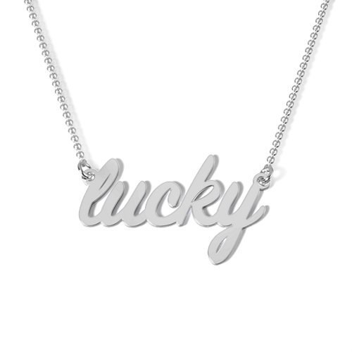 Feeling Lucky Necklace – Sterling Silver