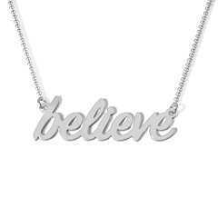 Always Believe Necklace – 10K Yellow Gold