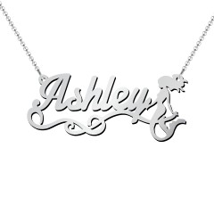 Mermaid Name Necklace – Sterling Silver
