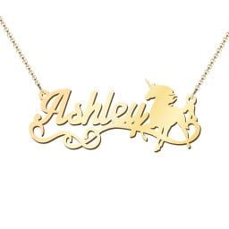 Unicorn Name Necklace