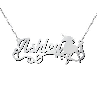 Unicorn Name Necklace