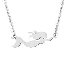 Mermaid Vibes Cutout Necklace – 10K Yellow Gold