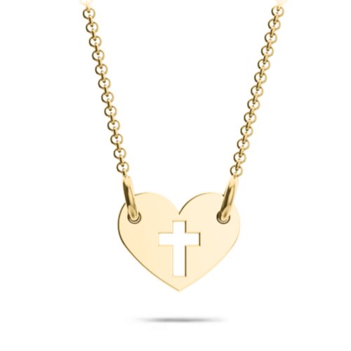 Love is Patient Necklace – 10K Yellow Gold