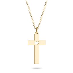 Love is Kind Necklace in 10K Solid Yellow Gold