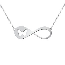 Pretty Wings Infinity Name Necklace