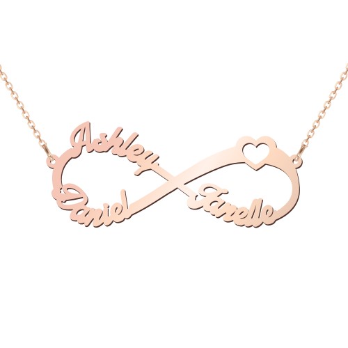Love to Infinity Pendant – 10K Rose Gold