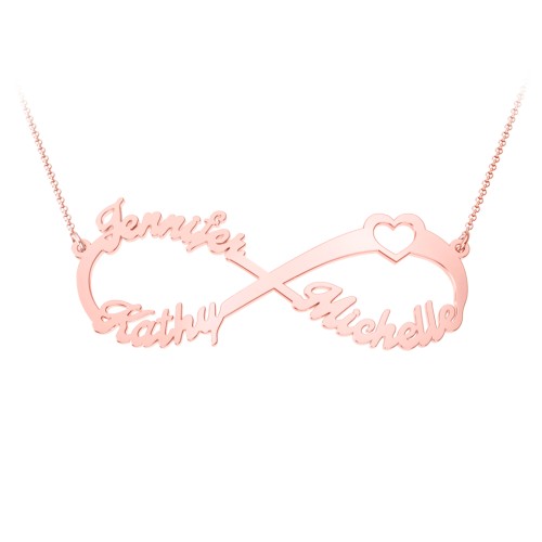 Love to Infinity Pendant – 10K Rose Gold