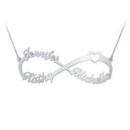 Love to Infinity Pendant in 925 Sterling Silver