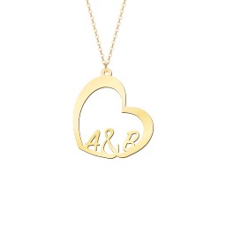 You'll Be In My Heart Pendant in 10K Solid Yellow Gold